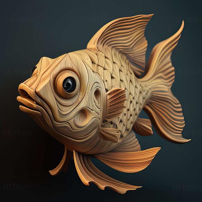 3D модель Риба астатотілапія (STL)